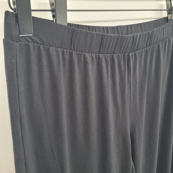 Logo Lori Goldstein Womens size XL black pull on casual stretch pants - Picture 2 of 6